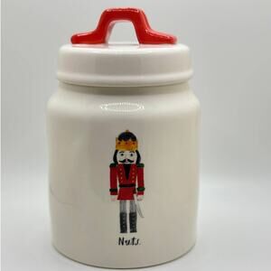 Rae Dunn NUTS Nutcracker Baby Canister